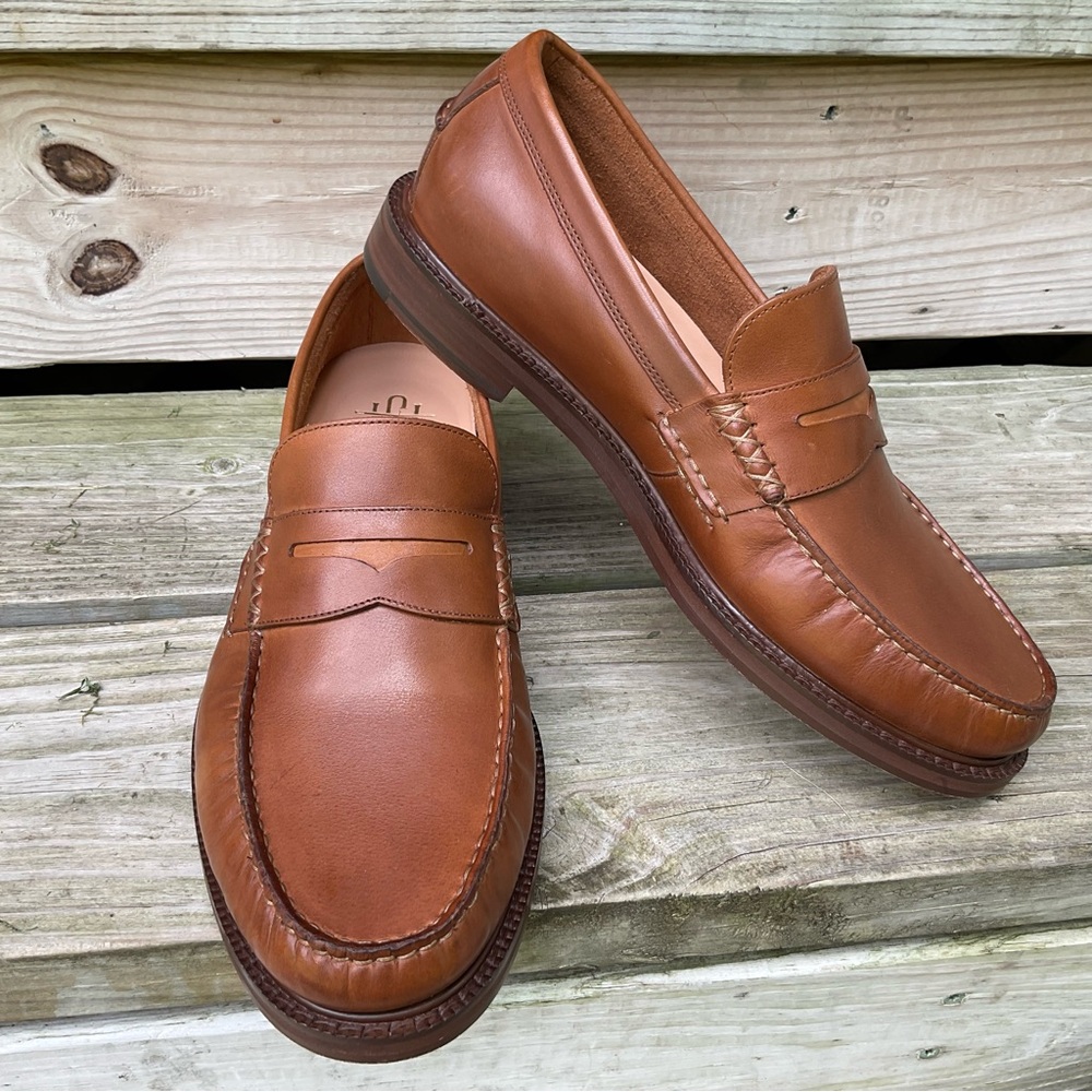 Cole Haan Leather Penny Loafer American Classics Pinch Slip On C38740 Wide 9 W